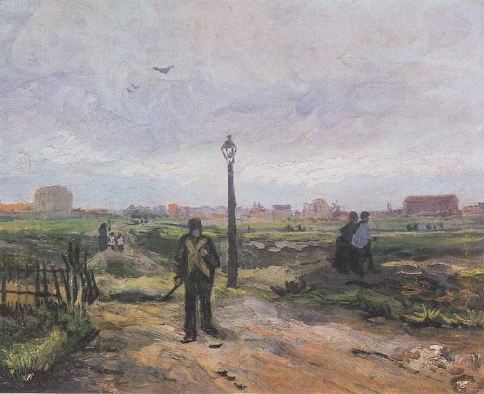 Vincent Van Gogh On the outskirts of Paris France oil painting art